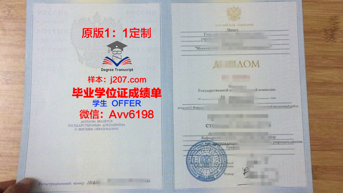 俄罗斯纺织与轻工业学院毕业证外壳(俄罗斯毕业证颜色)