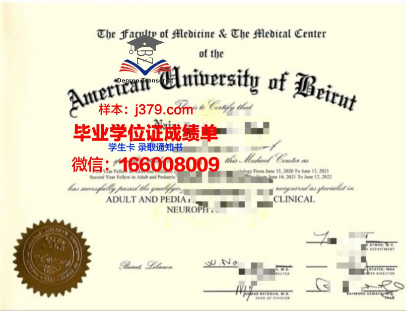 贝鲁特美国大学成绩单(贝鲁特美国大学官网)