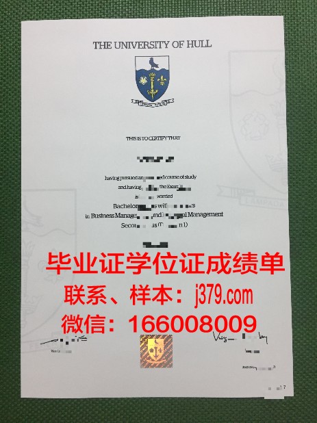 赫尔大学毕业证照片图片(赫尔大学什么专业最好)