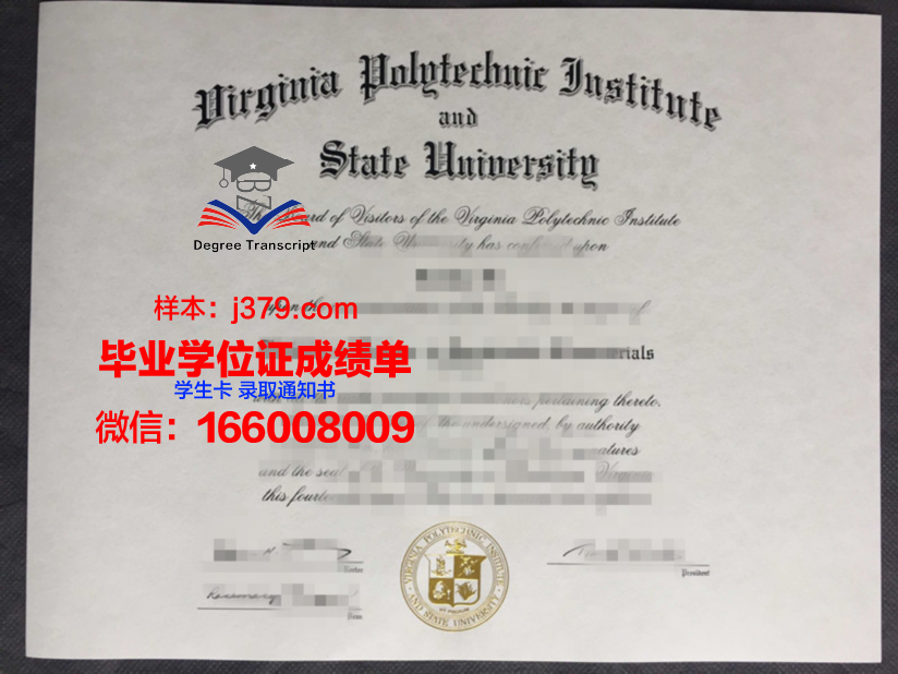 弗吉尼亚理工学院学位证成绩单：一份国际认可的学术证明