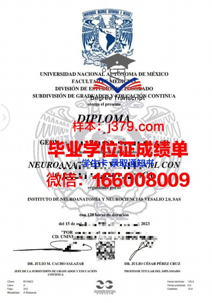 墨西哥大学毕业证成绩单：一份跨越国界的学术证明