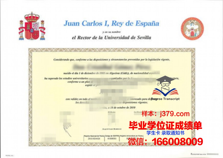 塞维利亚大学毕业证(塞维利亚大学相当于国内)
