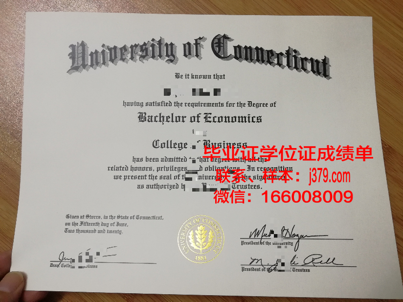 康涅狄格大学成绩单：一份全球认可的学术证明