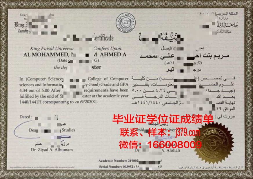 费萨尔大学毕业证：一张承载荣誉与梦想的纸