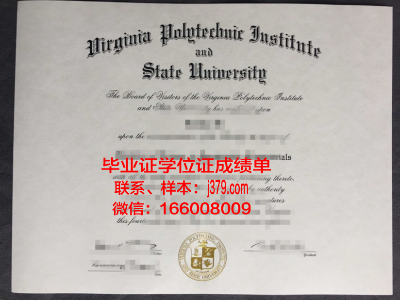 弗吉尼亚理工学院diploma证书(弗吉尼亚理工大学官网)