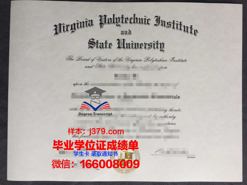 弗吉尼亚理工学院本科毕业证：一张通往未来的通行证