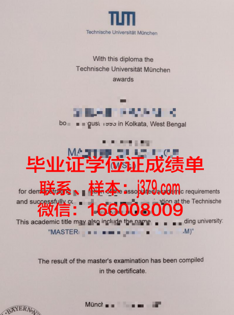 慕尼黑商学院硕士毕业证书样本(慕尼黑商学院排名)