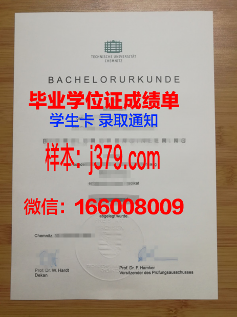 开姆尼茨工业大学毕业证外壳(开姆尼茨工业大学研究生)