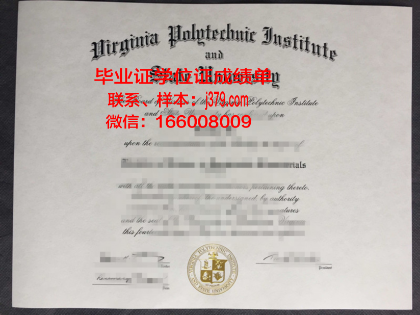 弗吉尼亚理工大学成绩单：一份展现学生成长的画卷