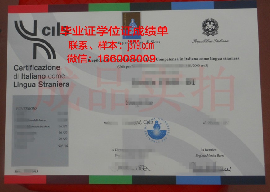 意大利锡耶纳外国人大学毕业证(意大利锡耶纳外国人大学排名)