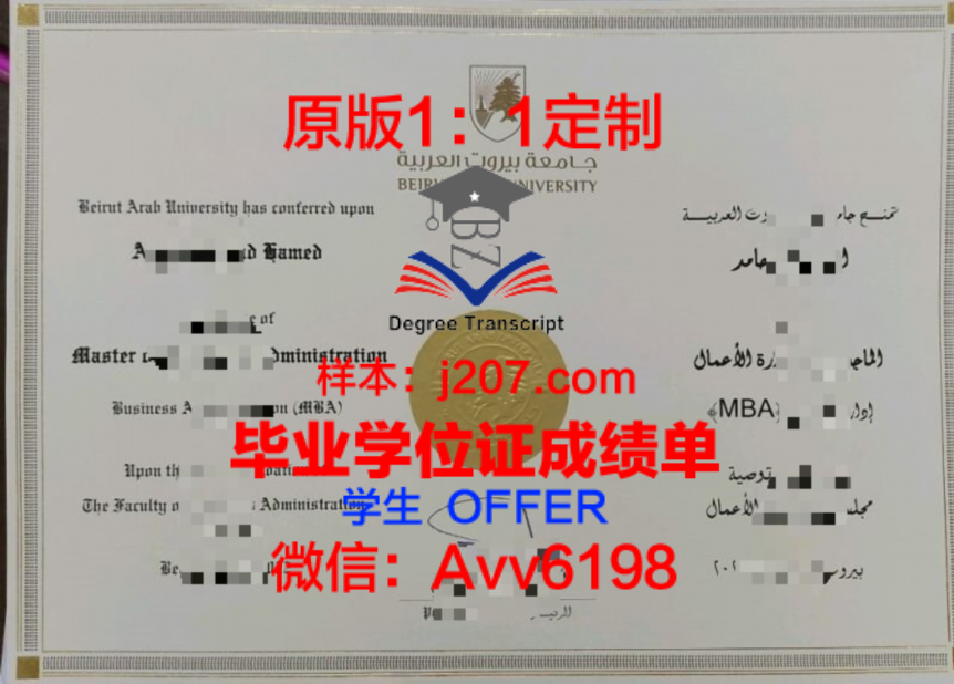 韦伯斯特大学毕业证样本